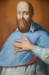 Heiliger Franz von Sales, Gemälde, Kloster der Heimsuchung, Marclaz, Frankreich